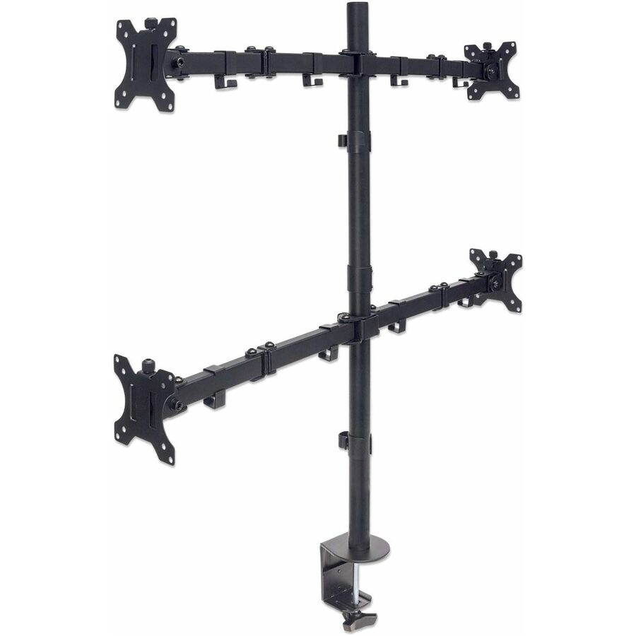 Manhattan 461566 Desk Mount for Monitor, LCD Monitor - Black