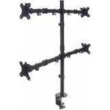 Manhattan 461566 Desk Mount for Monitor, LCD Monitor - Black