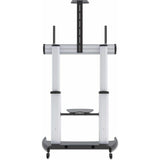 Manhattan Aluminum Heavy-Duty Height-Adjustable Multimedia TV Cart