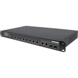 Intellinet 8-Port Gigabit Ethernet Ultra PoE Switch with 4 Uplink Ports and LCD Screen, 8 x PoE ports, IEEE 802.3bt Power over Ethernet (Ultra PoE), 2 x RJ45 Uplink, 2 x SFP Uplink, 380 W, Endspan, 19" Rackmount (With C14 2 Pin Euro Power Cord), Box
