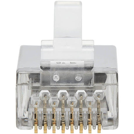 Eaton Tripp Lite Series Cat6 RJ45 Pass-Through FTP Modular Plug, 50 Pack, TAA