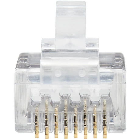 Eaton Tripp Lite Series Cat6 RJ45 Pass-Through UTP Modular Plug, 50 Pack, TAA