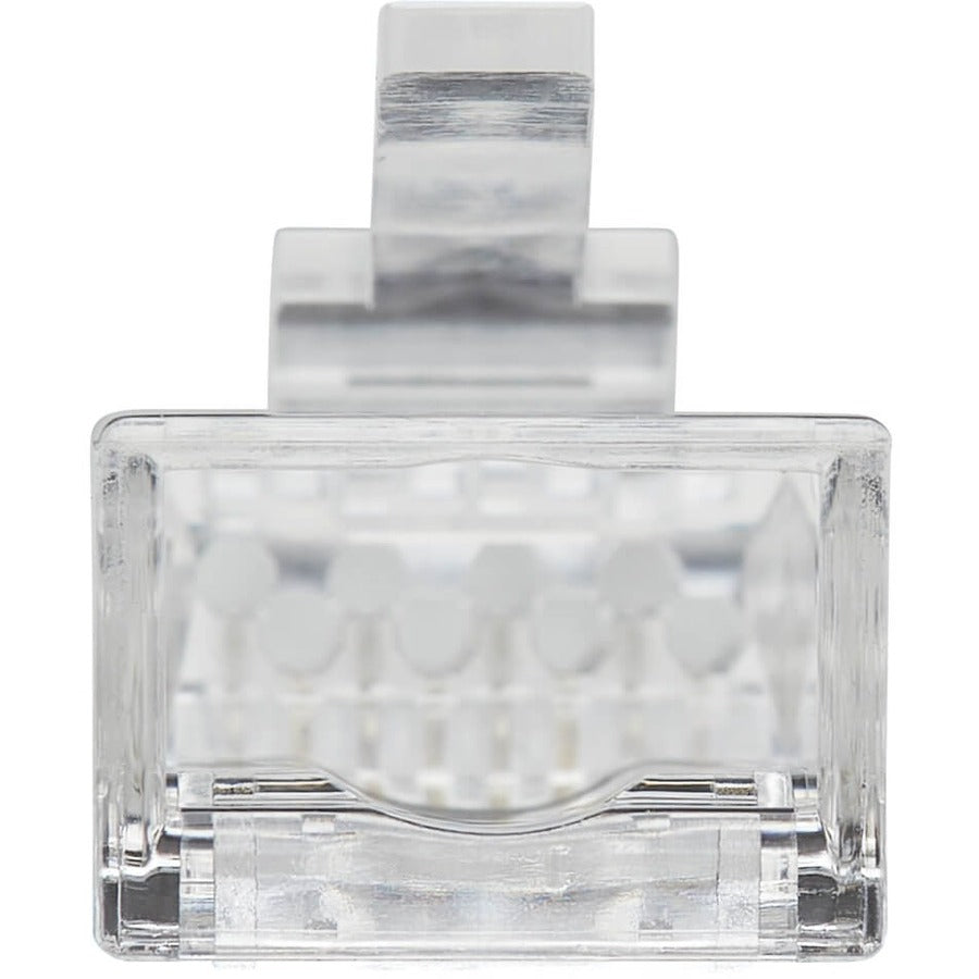 Eaton Tripp Lite Series Cat6 RJ45 Pass-Through UTP Modular Plug, 50 Pack, TAA