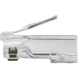 Eaton Tripp Lite Series Cat6 RJ45 Pass-Through UTP Modular Plug, 50 Pack, TAA