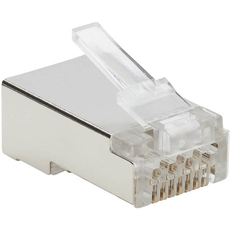Eaton Tripp Lite Series Cat6 RJ45 Pass-Through FTP Modular Plug, 100 Pack, TAA