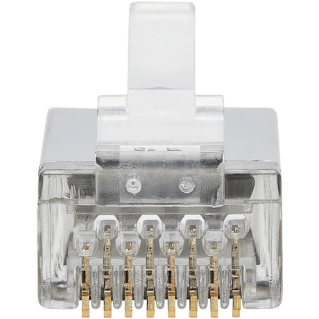 Eaton Tripp Lite Series Cat6 RJ45 Pass-Through FTP Modular Plug, 100 Pack, TAA