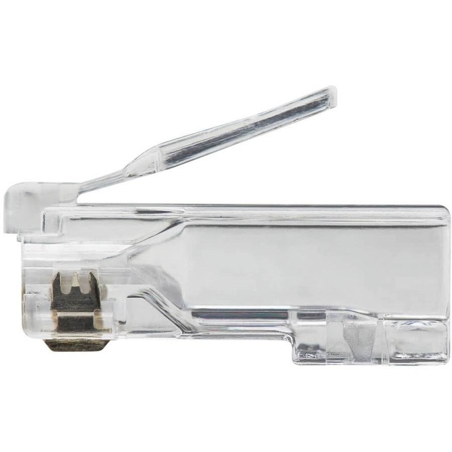 Eaton Tripp Lite Series Cat6 RJ45 Pass-Through UTP Modular Plug, 100 Pack, TAA