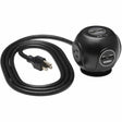 Eaton Tripp Lite Series 3-Outlet Spherical Surge Protector, 4 USB Ports (4.8A Shared) - 6 ft. (1.83 m) Cord, 5-15P Plug, 540 Joules, Black