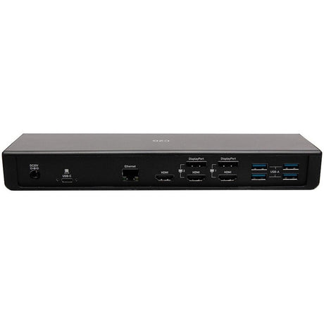 C2G USB C Triple Monitor Docking Station - HDMI, DisplayPort, Ethernet, USB - 85W Audio and Video Power Delivery - TAA Compliant
