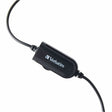 Verbatim Mono Headset with Microphone and In-Line Remote