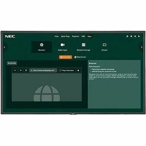 Sharp NEC Display 48" COMMERCIAL-GRADE LARGE FORMAT DISPLAY