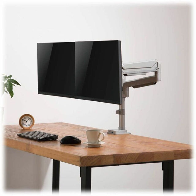 Eaton Tripp Lite Series Dual-Display Gas-Arm Mount for 13" to 34" Monitors - Clamp or Grommet, USB, Audio Ports