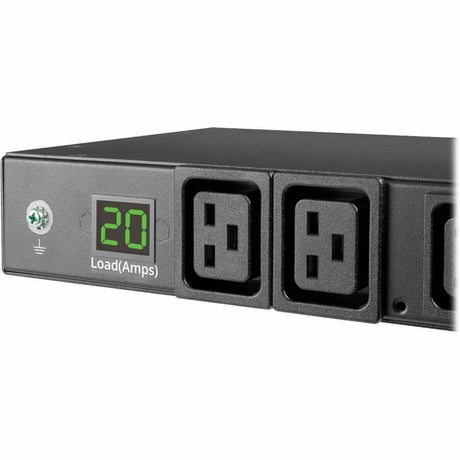 Eaton Tripp Lite Series 3.7kW 208/230V Single-Phase Local Metered PDU - 8 C13 & 2 C19 Outlets, L6-20P Input, 6 ft. Cord, 1U