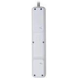 Eaton Tripp Lite Series 7-Outlet Surge Protector - 6 on strip/1 in detachable plug, 2 USB Ports (2.4A Shared), Detachable Charger Plug, 6 ft. Cord, 5-15P Plug, 900 Joules, White