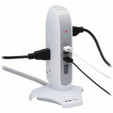 Eaton Tripp Lite Series 5-Outlet Surge Protector Tower, 3x USB Ports (3.1A Shared), 6 ft. Cord, 5-15P Plug, 1200 Joules, White