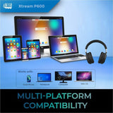 Xtream P600 - Bluetooth active noise cancellation headphone with built in microphone