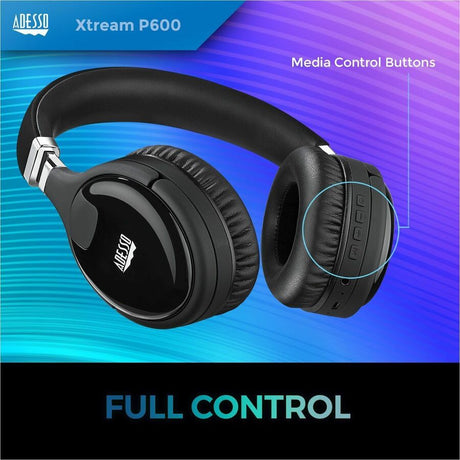 Xtream P600 - Bluetooth active noise cancellation headphone with built in microphone
