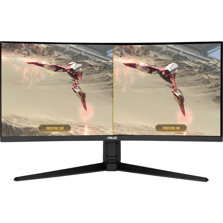 TUF VG34VQL1B 34" Class WQHD Curved Screen Gaming LCD Monitor - 21:9 - Black