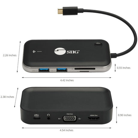 SIIG Wireless USB-C Video Hub Extender 1080p - 32Ft