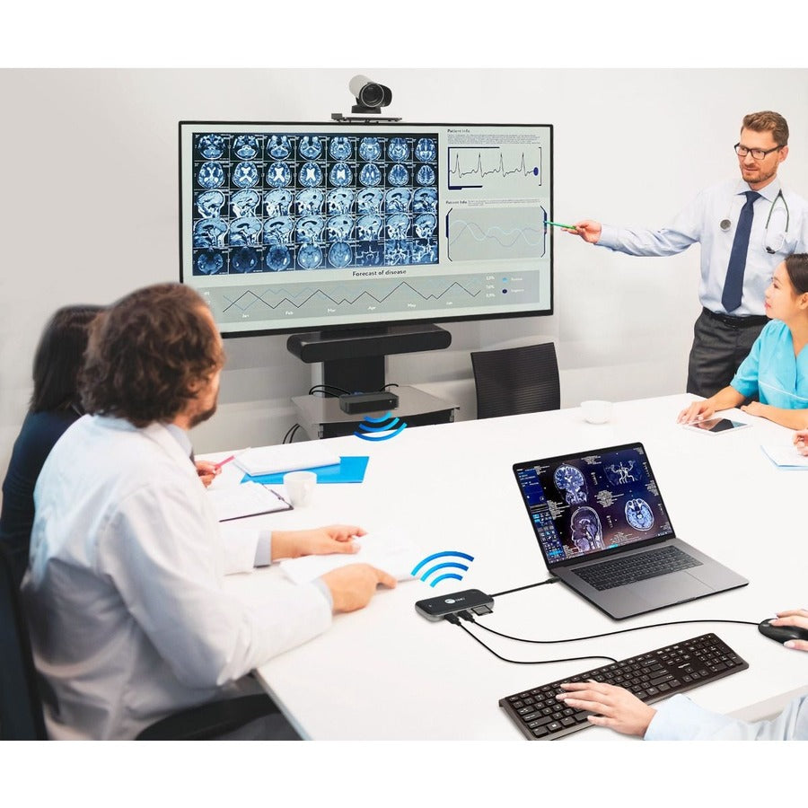 SIIG Wireless USB-C Video Hub Extender 1080p - 32Ft