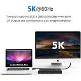 4XEM Slim USB-C Dual 4K with Power Delivery Universal Docking Station
