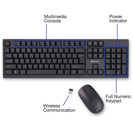 Verbatim Wireless Keyboard and Mouse