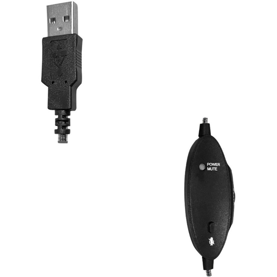 Hamilton Buhl Personal-Size USB Multimedia Headset with Steel-Reinforced Gooseneck Mic