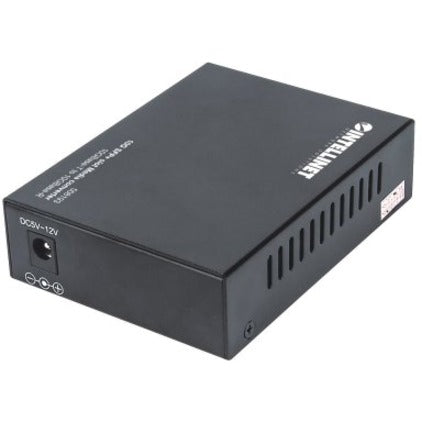 Intellinet 10GBase-T to 10GBase-R Media Converter, 1 x 10 GB SFP+ Slot, 1 x 10GB RJ45 Port (With 2 Pin Euro Power Adapter)