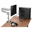 Eaton Tripp Lite Series Single-Display Gas Spring-Arm Desktop Clamp or Grommet for 13" to 34" Displays - USB and Audio Ports, Aluminum