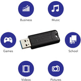 Microban 32GB PinStripe USB 3.2 Flash Drive Business Pack