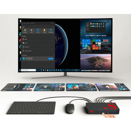 SIIG Full HD Quad-View 1080p HDMI KVM Switch MultiView Processor