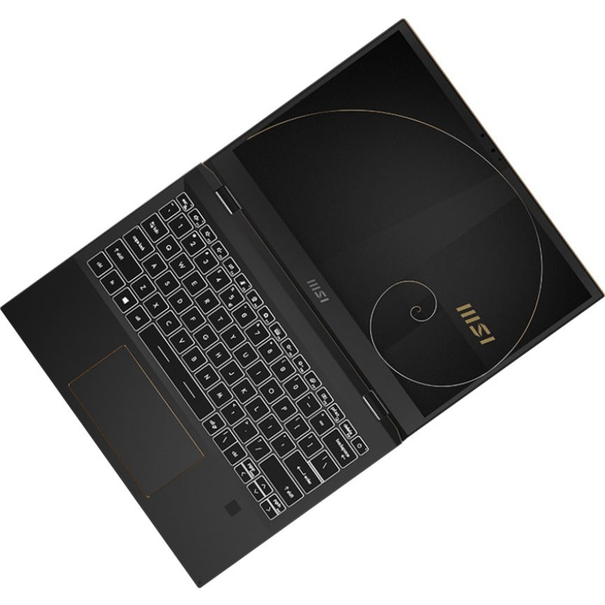 MSI Summit E13 Flip Evo A11MT-023 13.4" Touchscreen Convertible 2 in 1 Notebook - Full HD Plus - Intel Core i7 11th Gen i7-1185G7 - 16 GB - 512 GB SSD - Ink Black