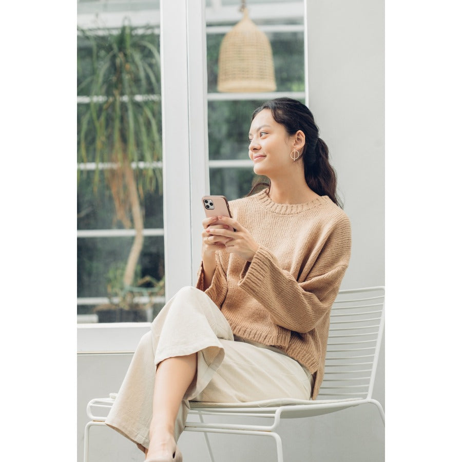 Moshi Overture Carrying Case (Wallet) Apple iPhone 12, iPhone 12 Pro Smartphone - Luna Pink