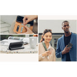 Moshi Overture Carrying Case (Wallet) Apple iPhone 12 Pro Max Smartphone - Jet Black