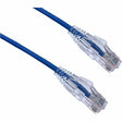 Axiom 3FT CAT6A BENDnFLEX Ultra-Thin Snagless Patch Cable (Blue) - TAA Compliant