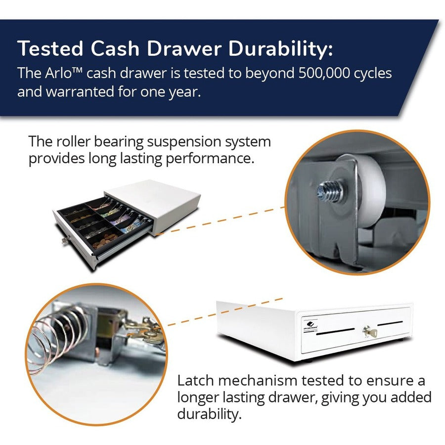 ARLO CASH DRAWER WHITE 16