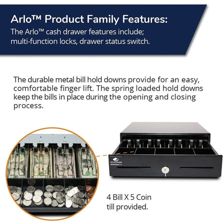 ARLO CASHDWR 1313 BLK 24V