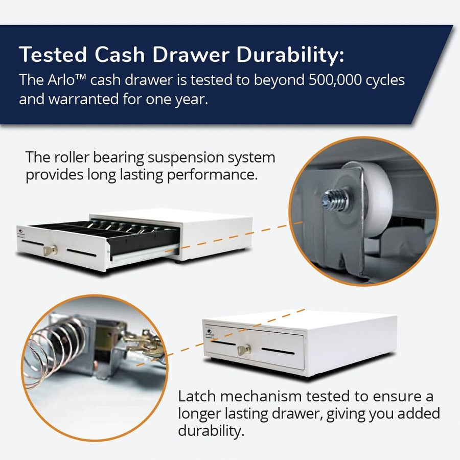 ARLO CASHDWR 1313 WHT 24V