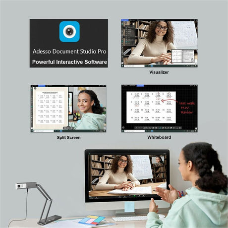 Adesso 4K 11-Megapixel Dual Mode Document Camera and Webcam