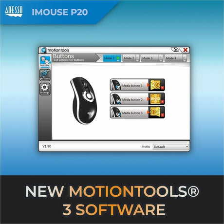 Adesso Wireless presenter mouse (Air Mouse Elite)