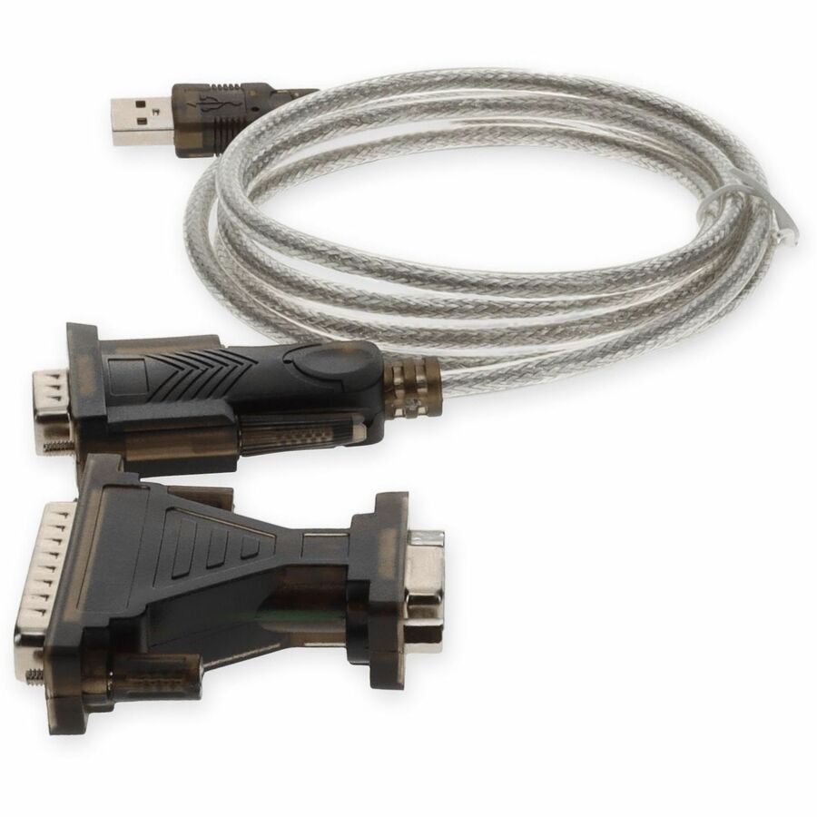 AddOn 6ft USB 2.0 (A) Male to DB-25 Male Adapter Cable