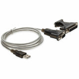 AddOn 6ft USB 2.0 (A) Male to DB-25 Male Adapter Cable