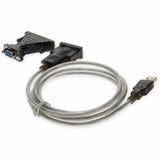 AddOn 6ft USB 2.0 (A) Male to DB-25 Male Adapter Cable