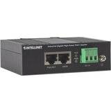 Intellinet Industrial Gigabit High-Power PoE+ Injector, 1 x 30 W Port, IEEE 802.3at/af Power over Ethernet (PoE+/PoE), Metal Housing