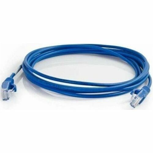 Quiktron Q-Series 28 AWG Cat6 Patch Cable, Blue, 6 Ft