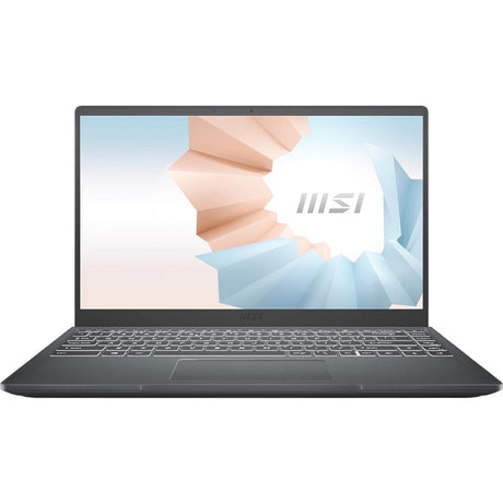 MSI Modern 14208 14" Ultrabook Laptop Intel Core i3-1115G4 8GB 512GB SSD Win10 Carbon Gray
