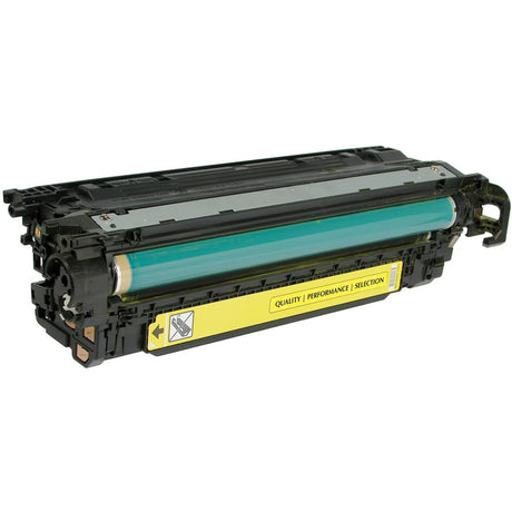 V7 V7JCE402A Remanufactured Jumbo Yield Laser Toner Cartridge (CE402A(J)) - Yellow Pack