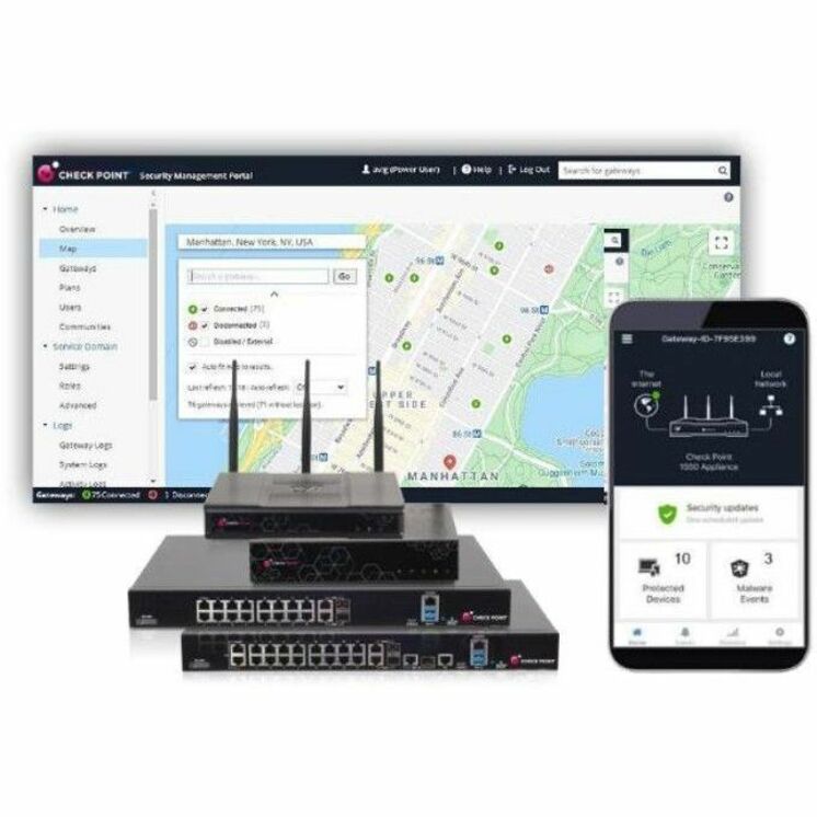 Check Point Quantum Spark 1600 Network Security/Firewall Appliance