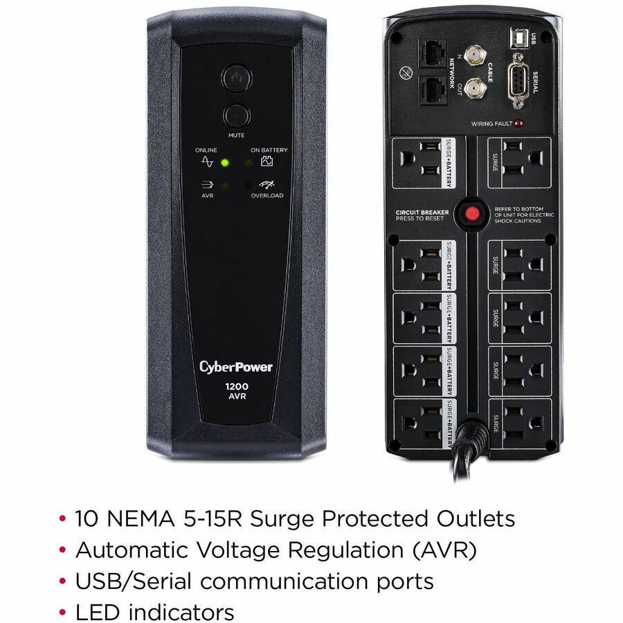 CyberPower CP1200AVR AVR UPS Systems