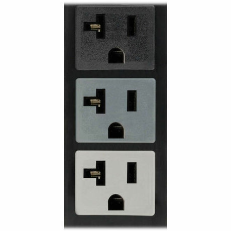 Eaton Tripp Lite Series 5.7kW 3-Phase Basic PDU - 42 NEMA 5-15/20R 120V Outlets, 208V L21-20P Input, 6 ft. Cord, 70 in. 0U Rack